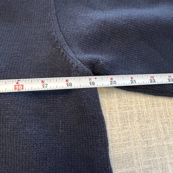 NWT Mau Mau Navy Sailor Collar Cashmere Blend Horsebit Knit Sweater M - Picture 8 of 8
